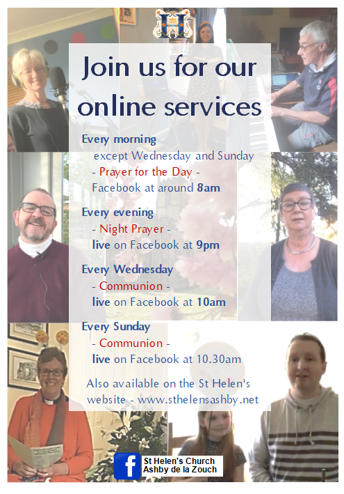 Join us for on line services